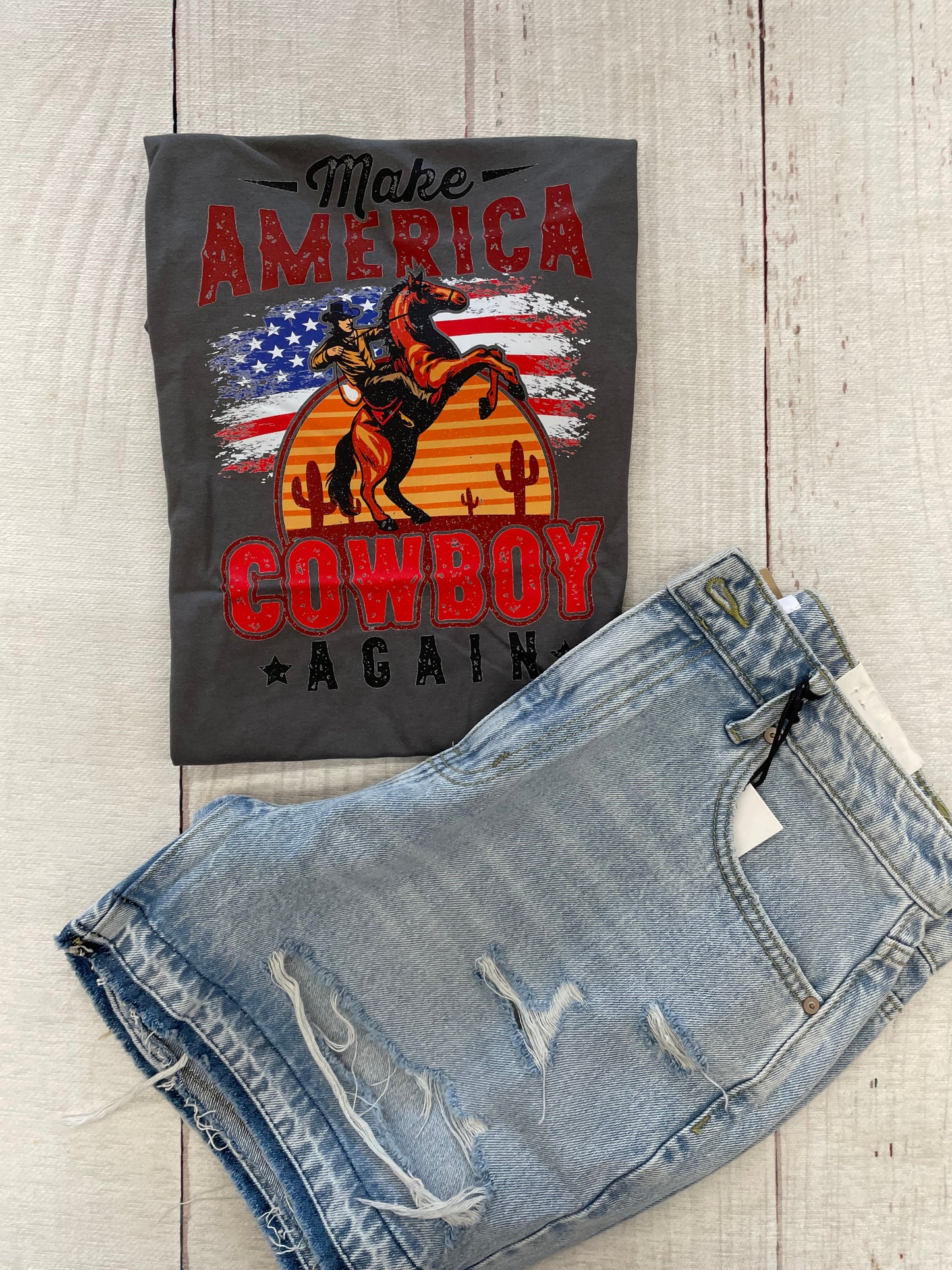 Make America Cowboy Again Graphic Tee