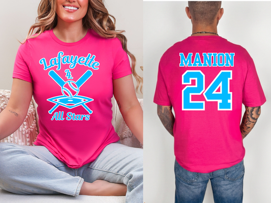 Lafayette Little League All Stars - LLL Logo Light Blue