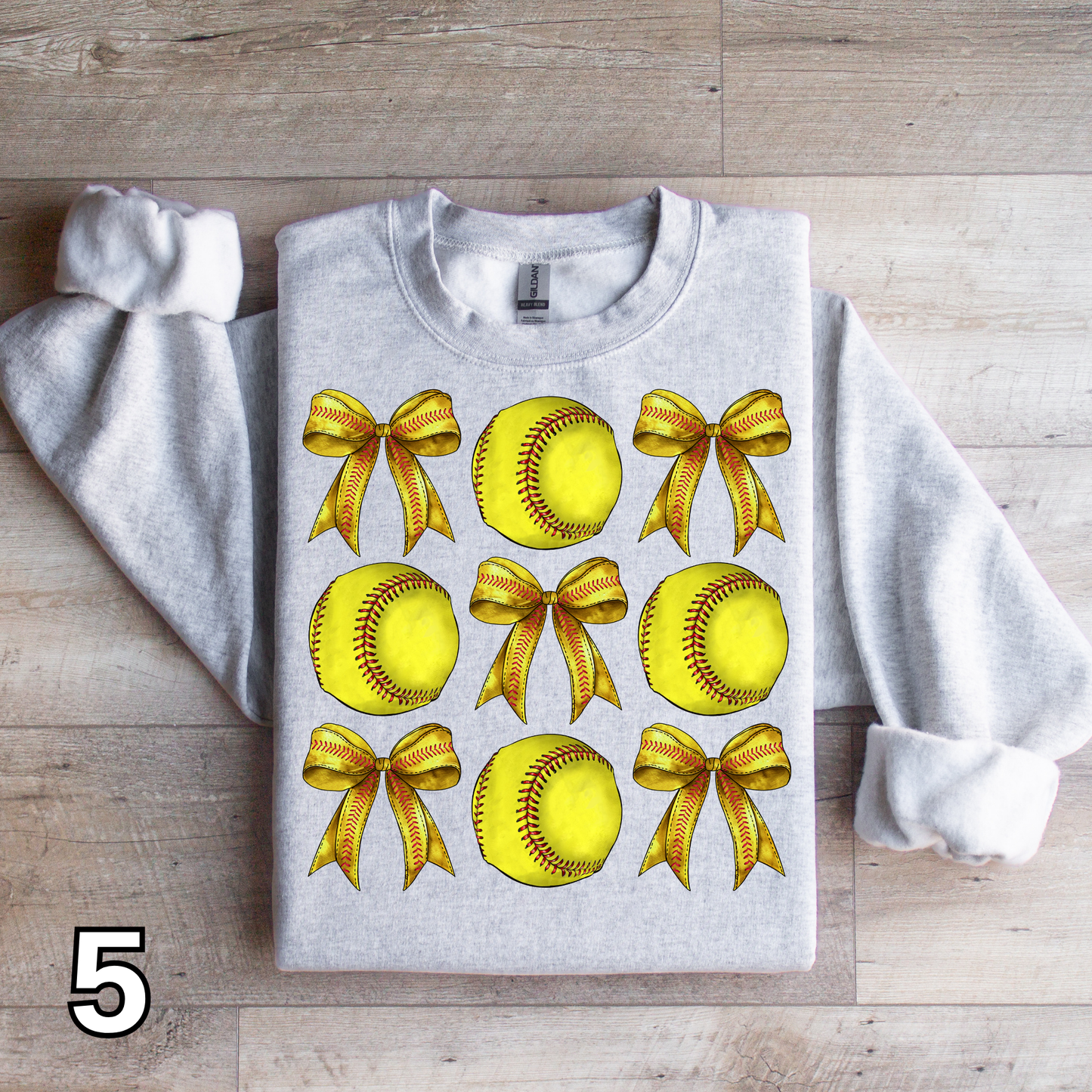 Sports Bow + Balls Graphic Tee (1-6)