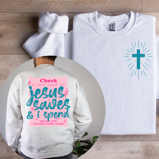 Jesus Saves I Spend Graphic Tee