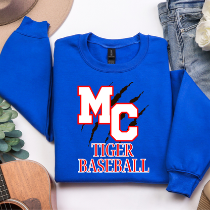 School Logo Baseball/Softball Mascot Custom School Graphic Tee