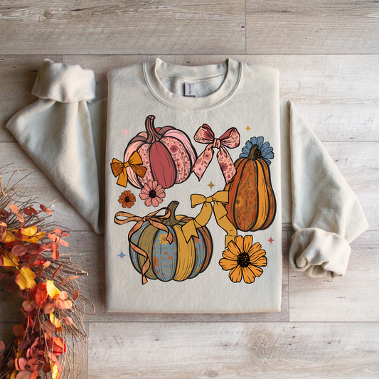 Pretty Pumpkins & Bows Graphic Tee
