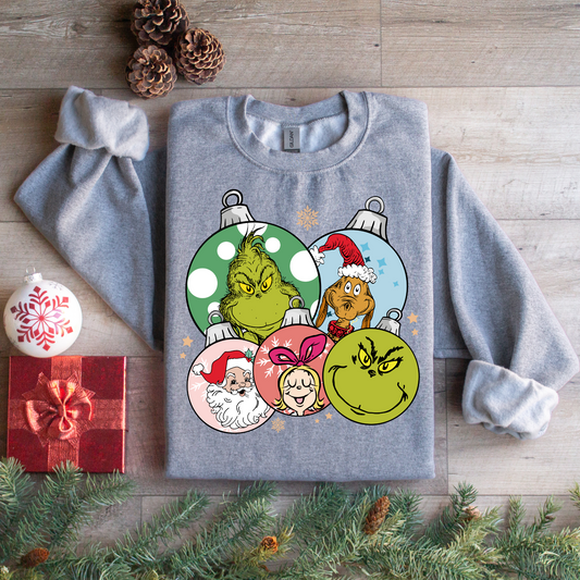 Grinch Ornament Graphic Tee