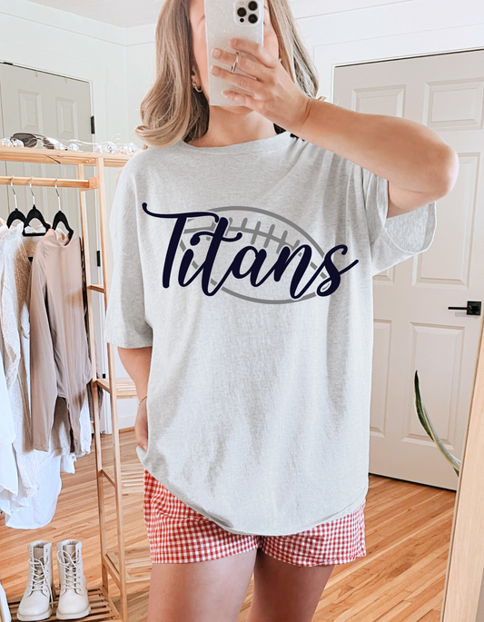 Titans Football Graphic Tee