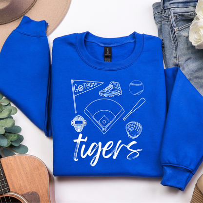 Baseball/Softball Things Custom School Graphic Tee