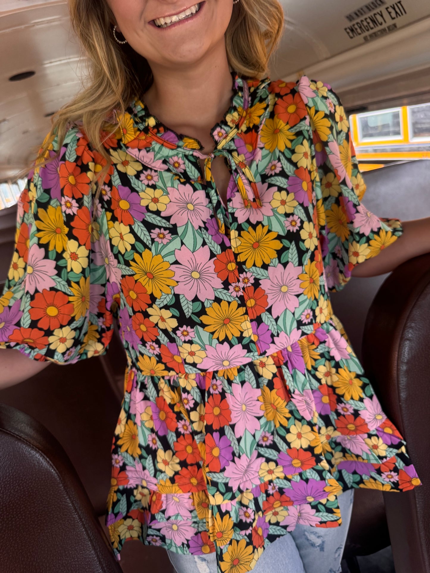 Good Times Floral Top