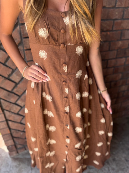 Shell Yeah Midi Dress
