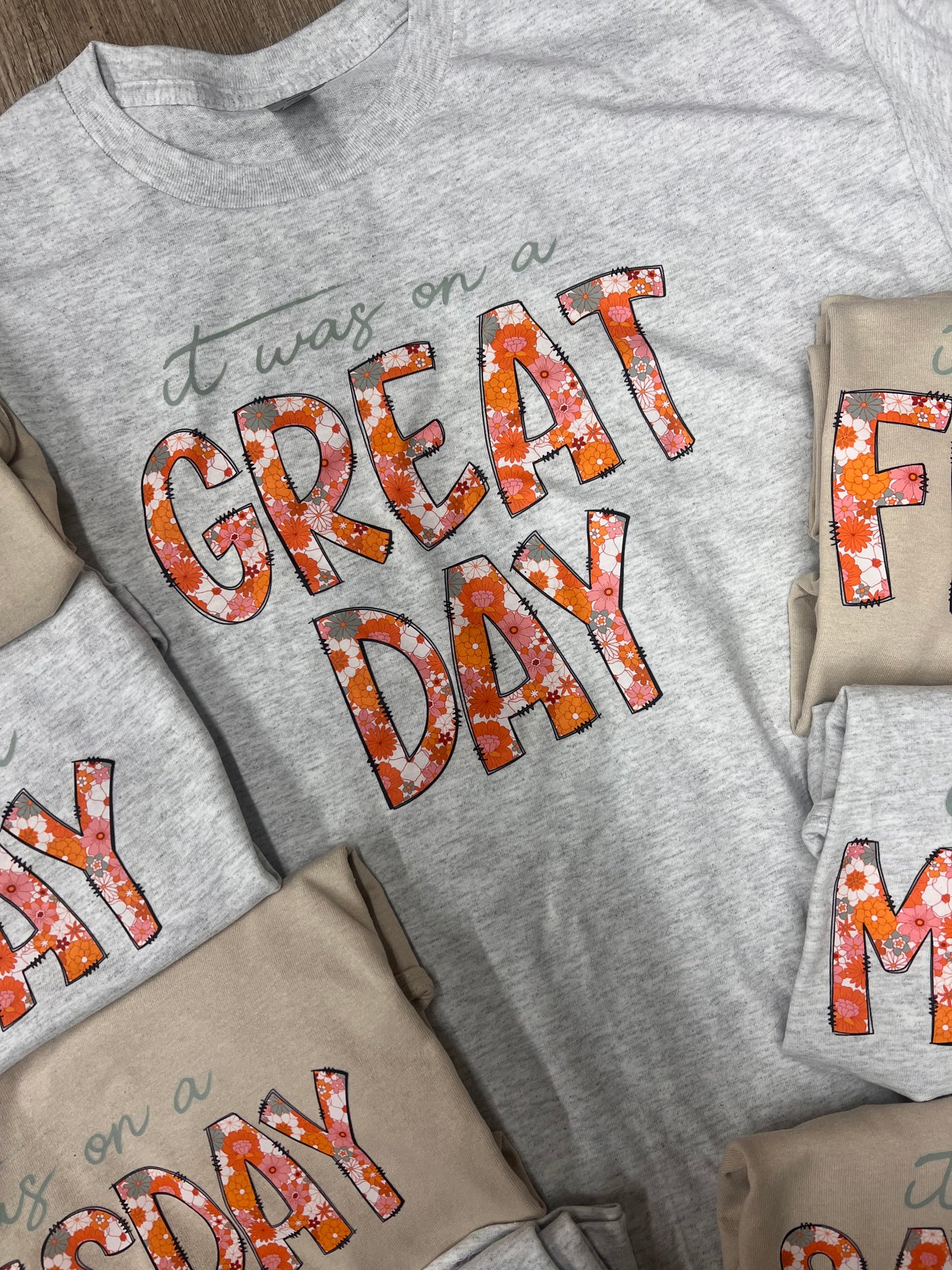 It Was On A Great Day Graphic Tee - Adult