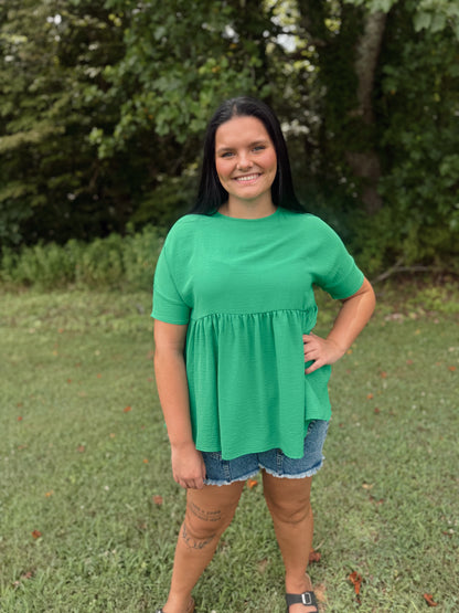 Keep Me Cute Top - Green