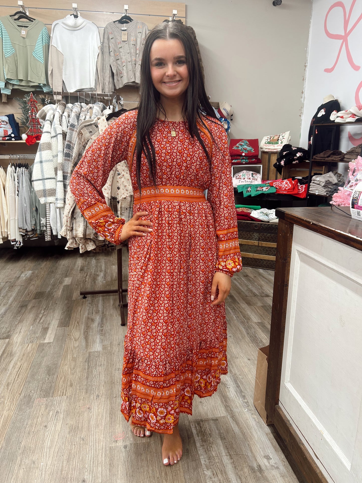 Soft Morning Midi Dress