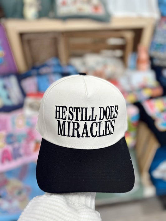 He Still Does Miracles Ball Cap - Black