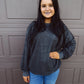 Sweater Weather Oversized Sweater - Charcoal