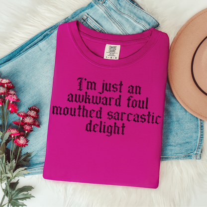 I'm Just an Awkward Foul Mouthed Sarcastic Delight Graphic Tee