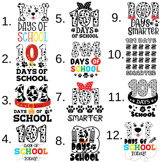 101 Days of School Graphic Tees - Youth