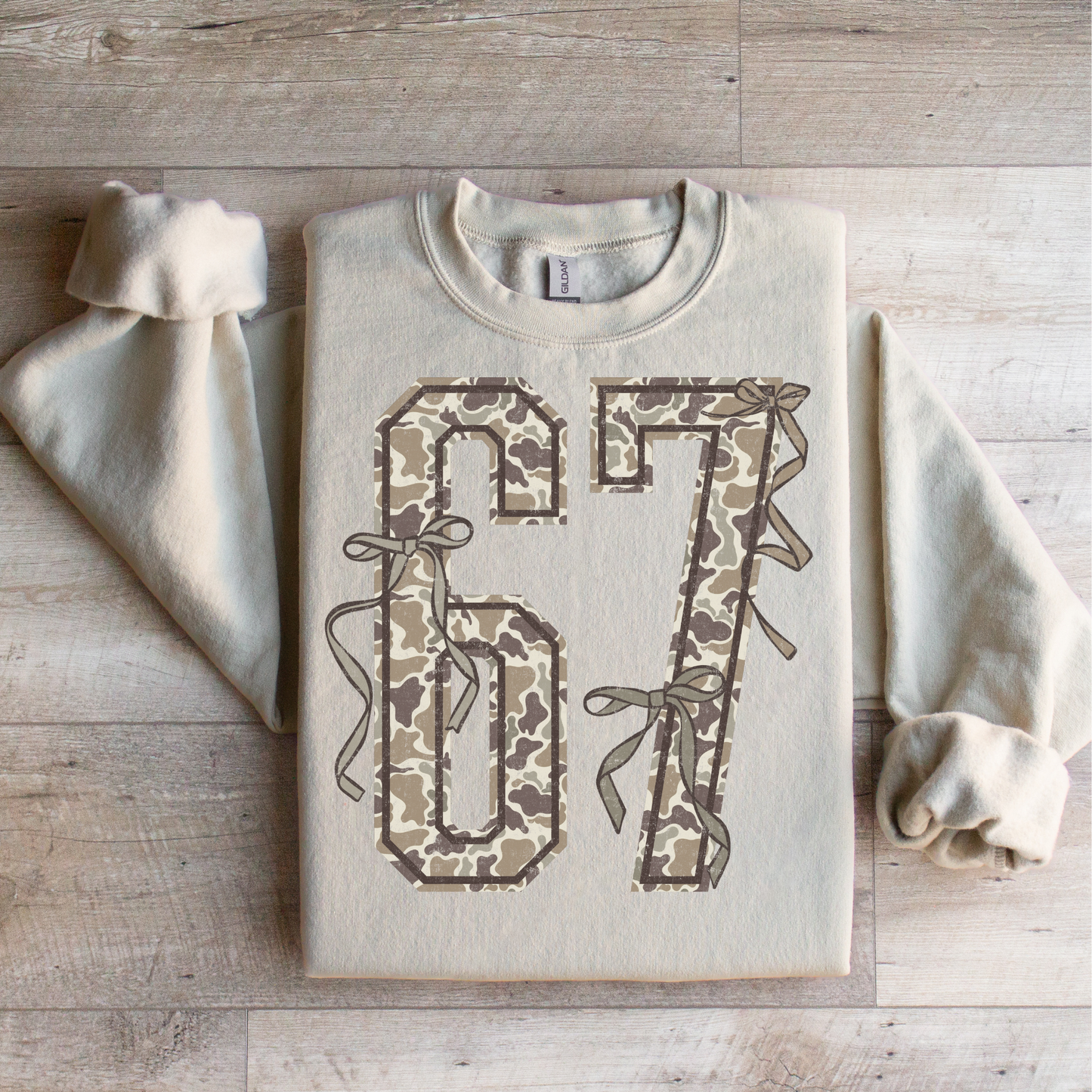67 Camo Bows Graphic Tee