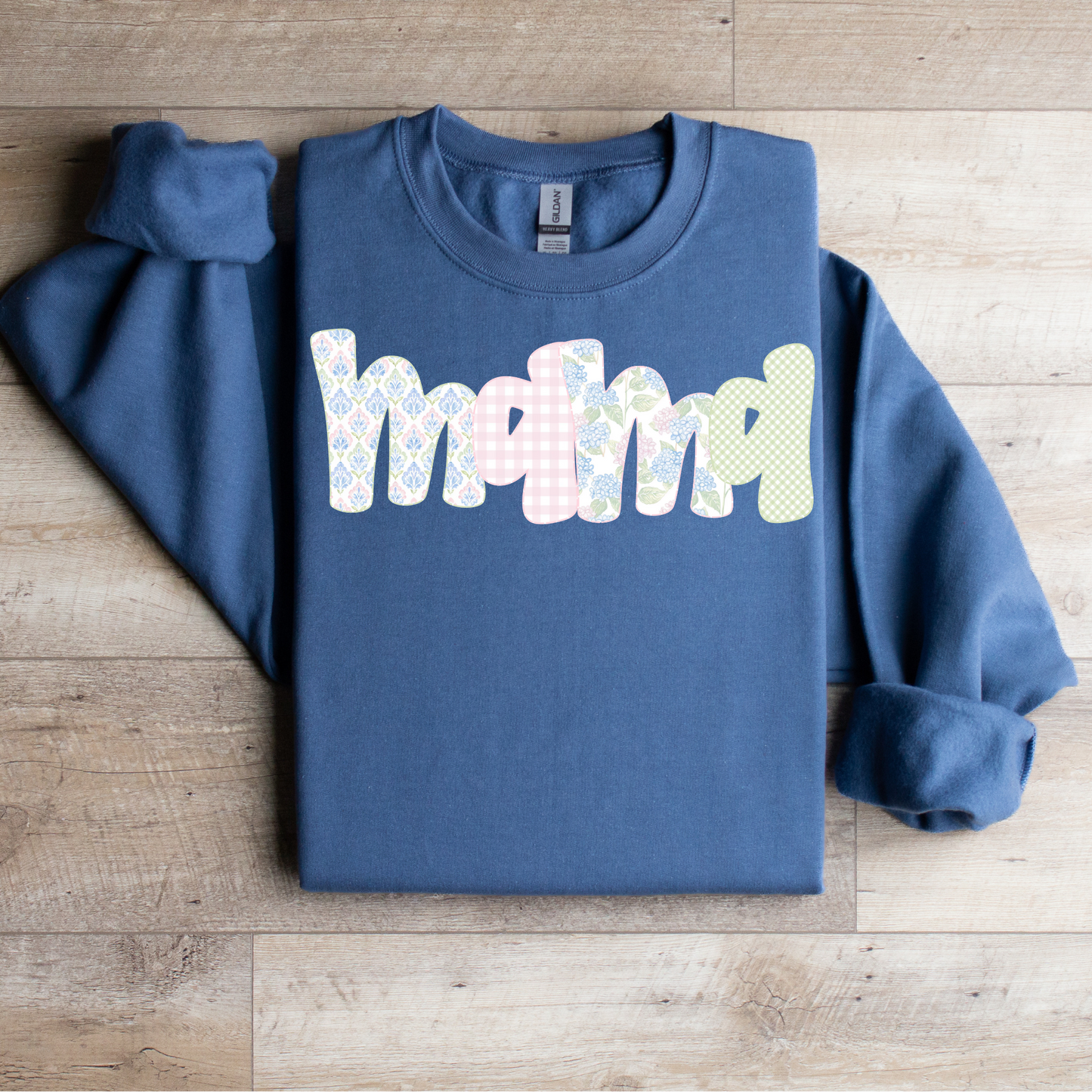 Custom Preppy Floral Graphic Tee