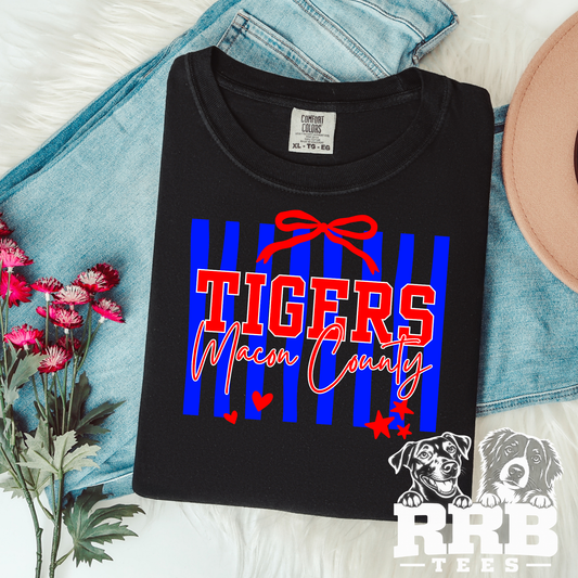 Tigers Macon County Stripes - Hoco