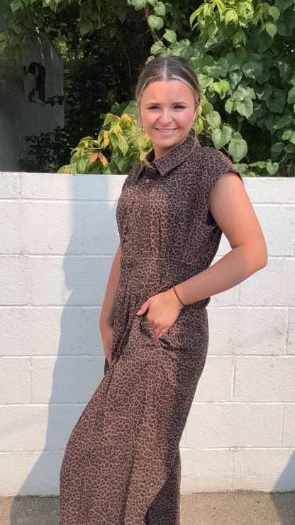 Heartbreaker Cheetah Jumpsuit