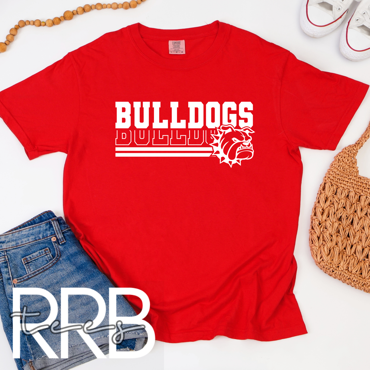 Retro Bulldogs x2 Graphic Tee
