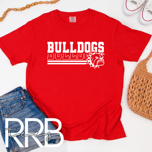 Retro Bulldogs x2 Graphic Tee