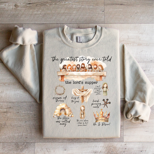The Greatest Story Ever Told Lord's Supper Graphic Tee