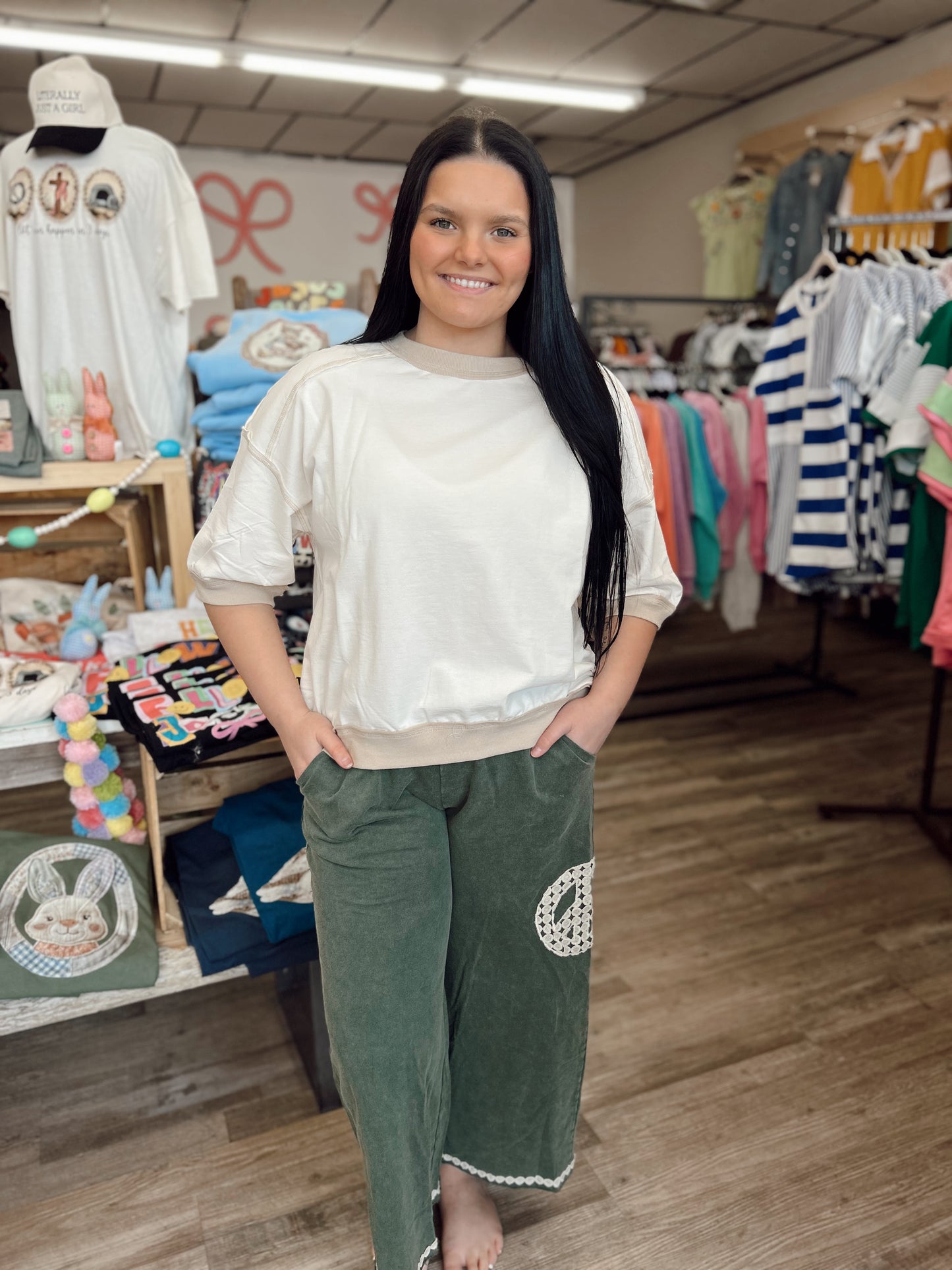 Simple As That Raglan Top