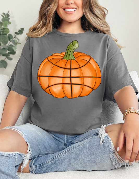 Basketball Pumpkin Graphic Tee