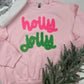 Chenille Holly Jolly Sweatshirt