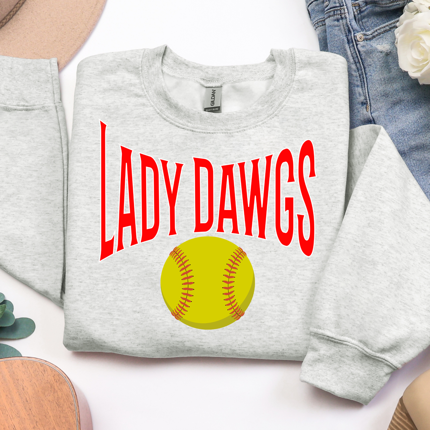 Mascot Baseball/Softball Custom School Graphic Tee