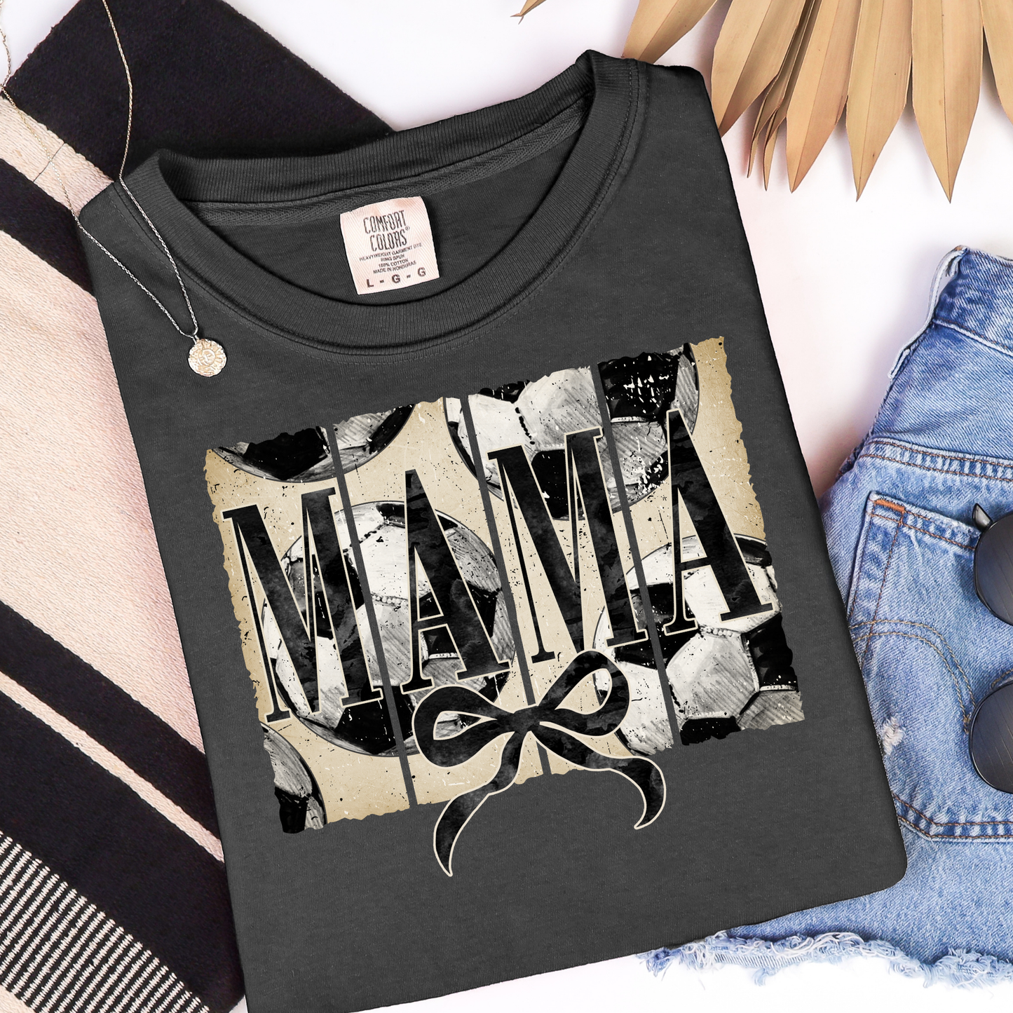 Mama Soccer Graphic Tee