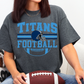 Titans Half Football Graphic Tee