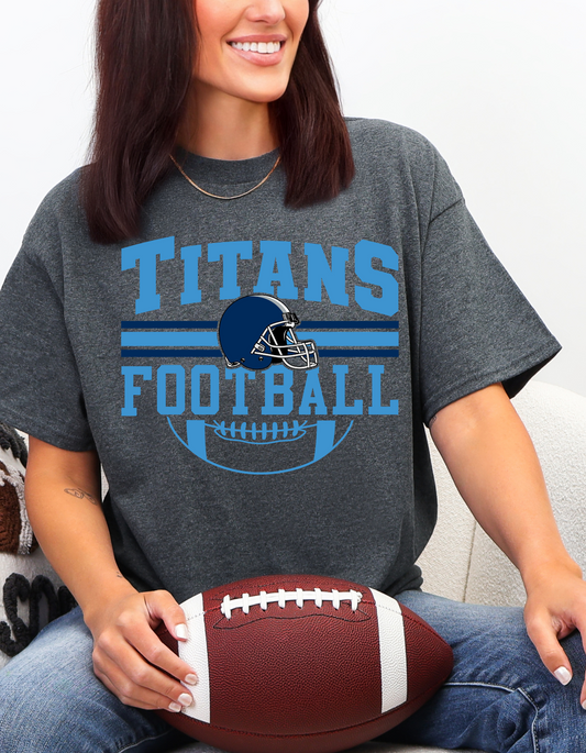 Titans Half Football Graphic Tee