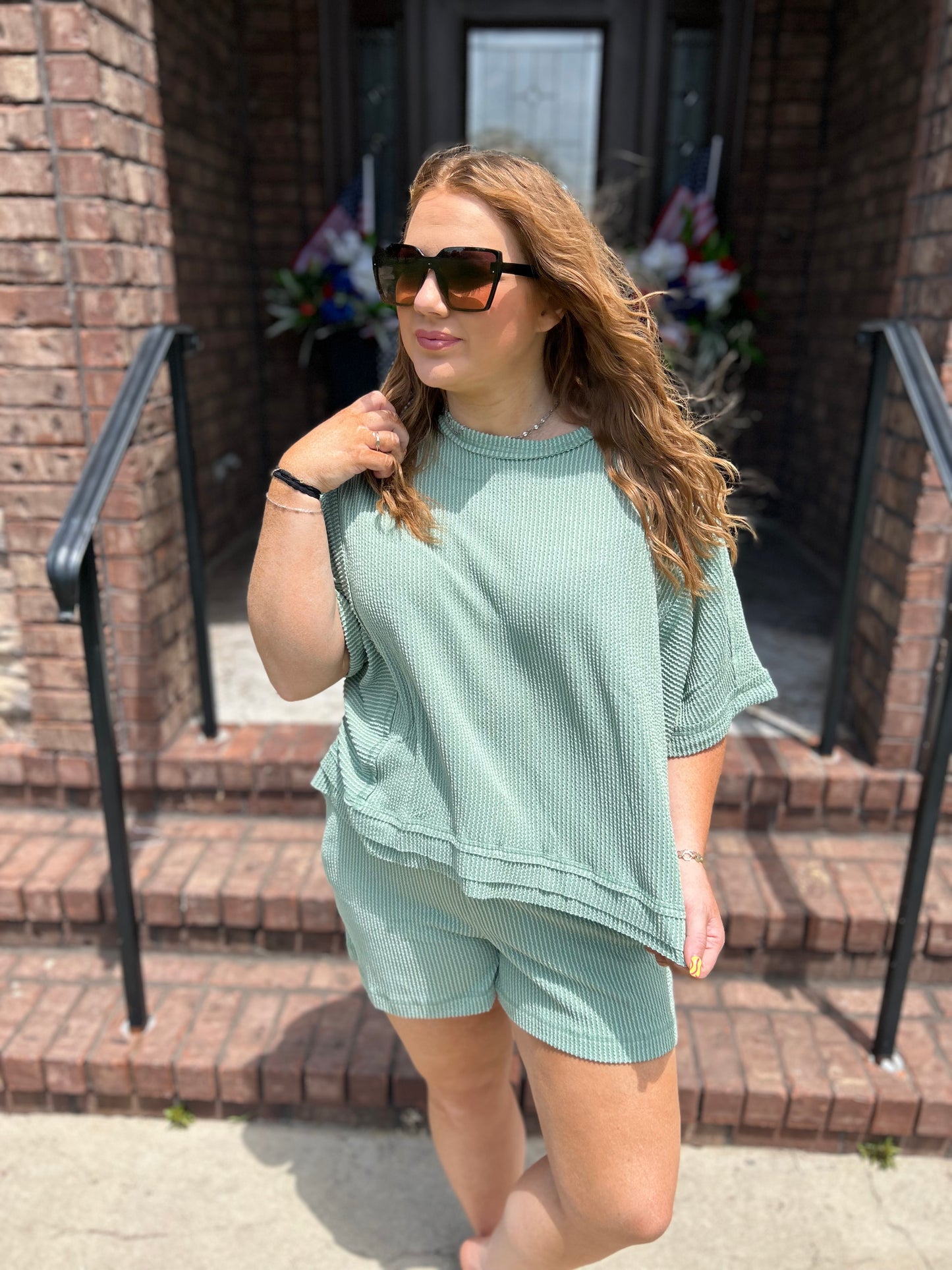 Celebrate With Me 2 Piece Set - Olive