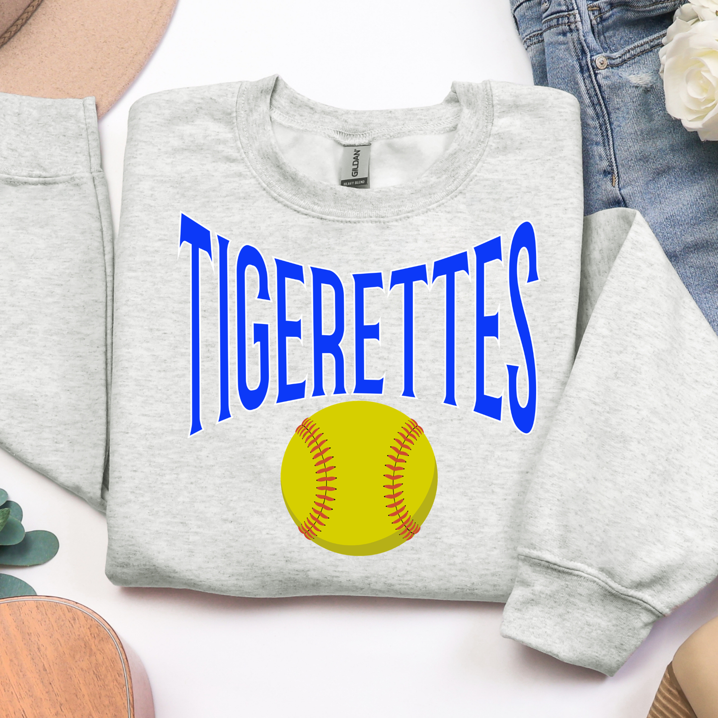 Mascot Baseball/Softball Custom School Graphic Tee