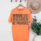 Where He Guides Graphic Tee