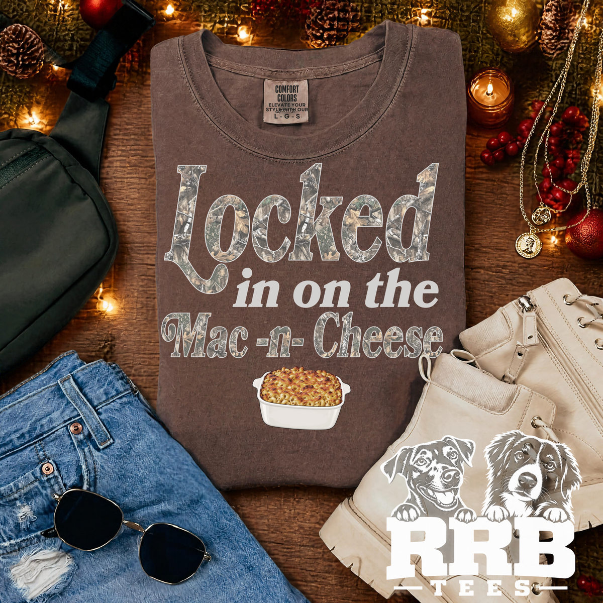 Locked In On The Mac -n- Cheese Graphic Tee