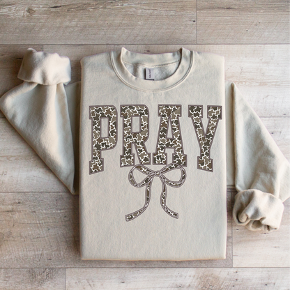 Pray Camo Bow Graphic Tee