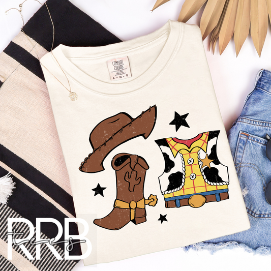 Woody Outfit Graphic Tee