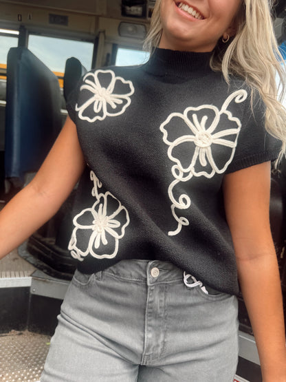 Off The Record Sweater Top