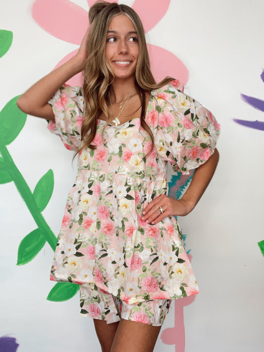Get It Girl Floral Romper