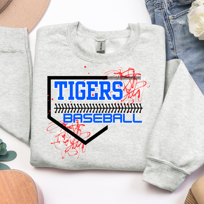 Home Plate Baseball/Softball Custom Mascot Graphic Tee