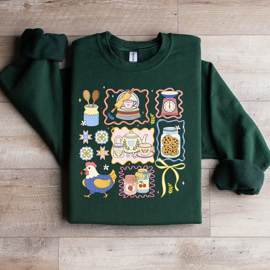 Baking Vintage Collage Graphic Tee