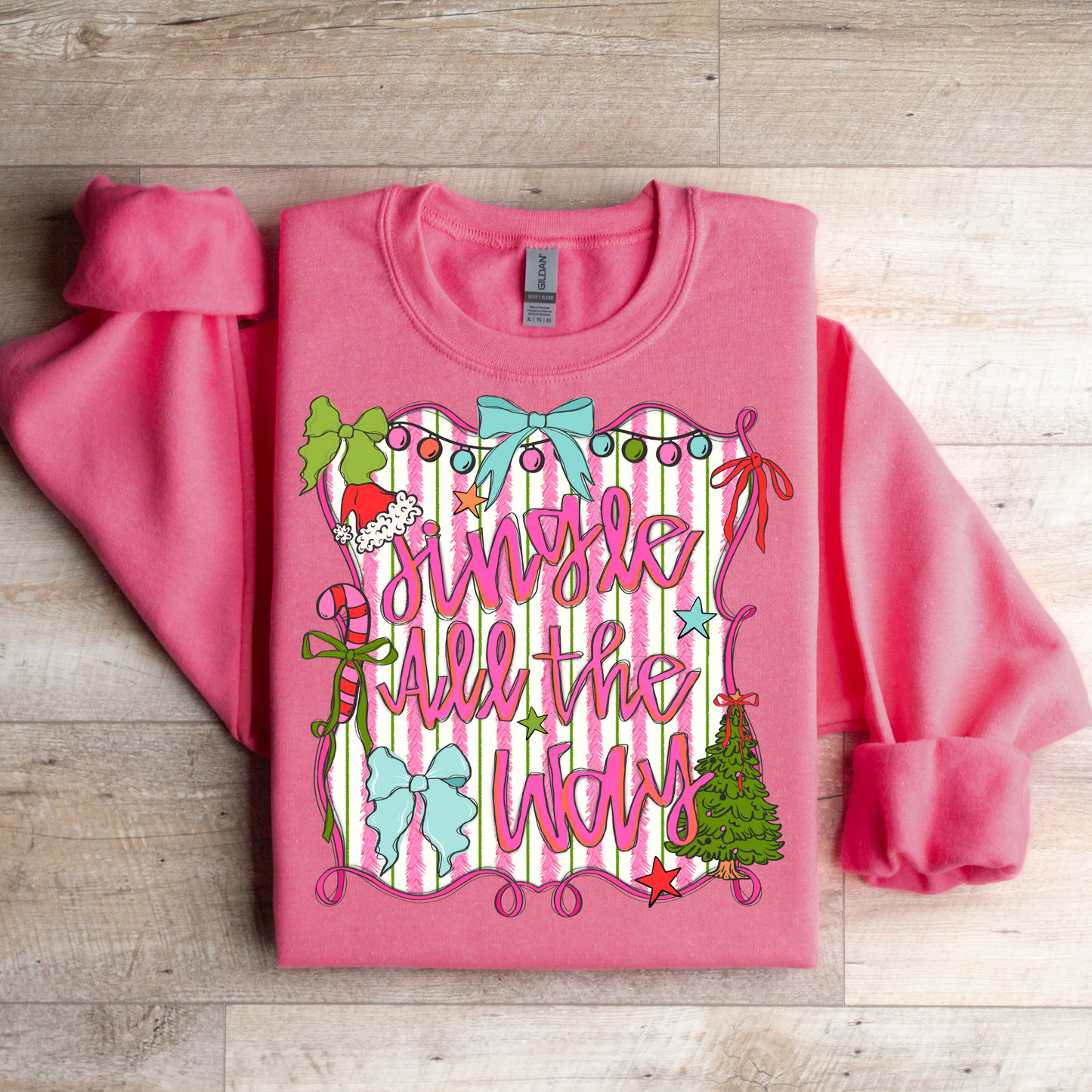 Jingle All The Way Frame Graphic Tee