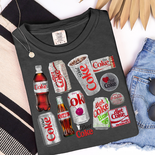 Diet Coke Collage Graphic Tee
