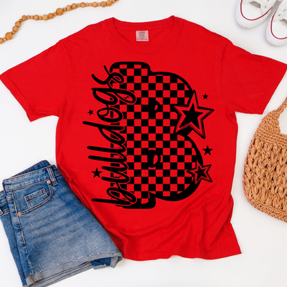 Big B Checkered Bulldogs Graphic Tee