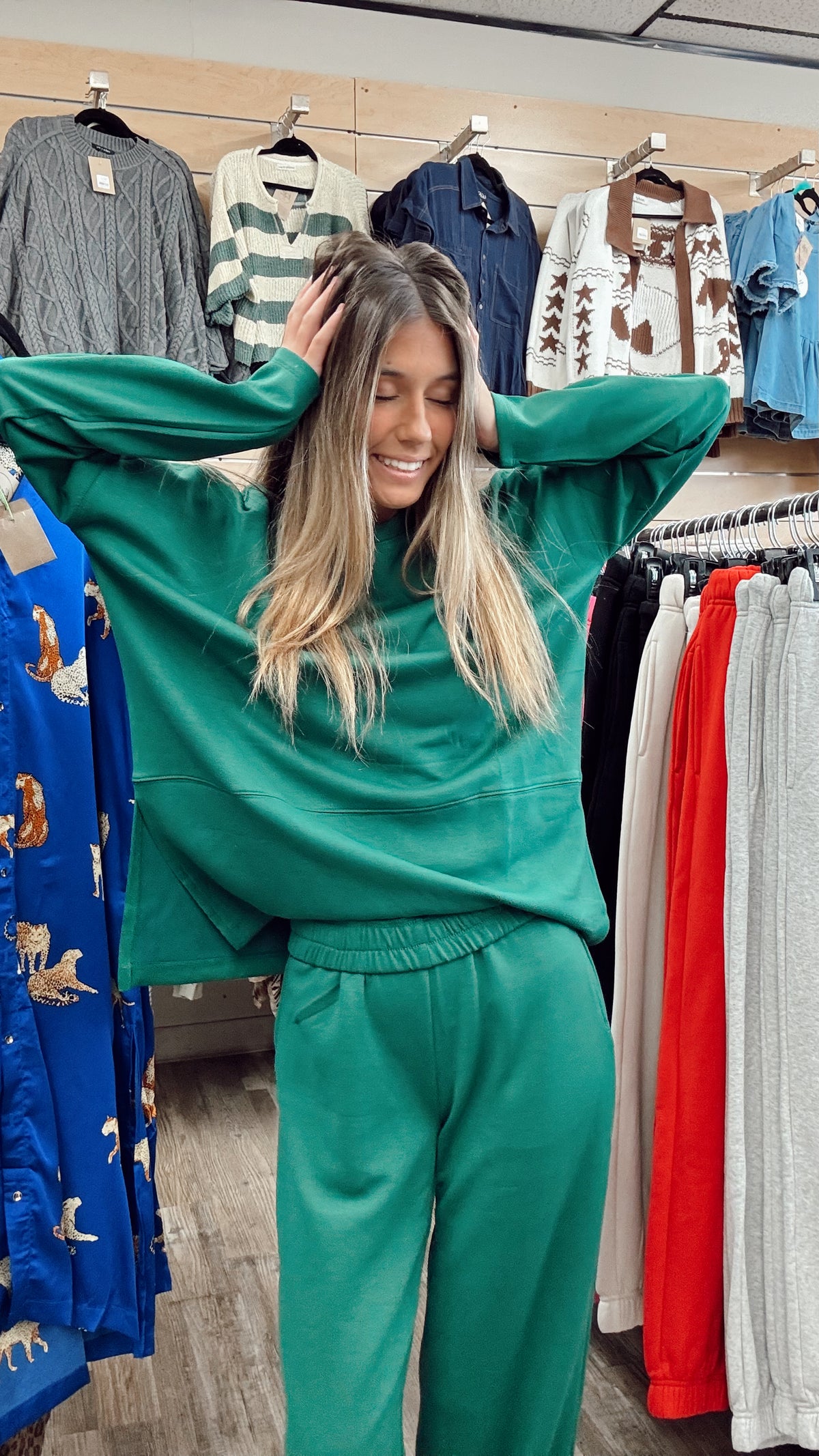 Weekend Plans 2 Piece Set - Hunter