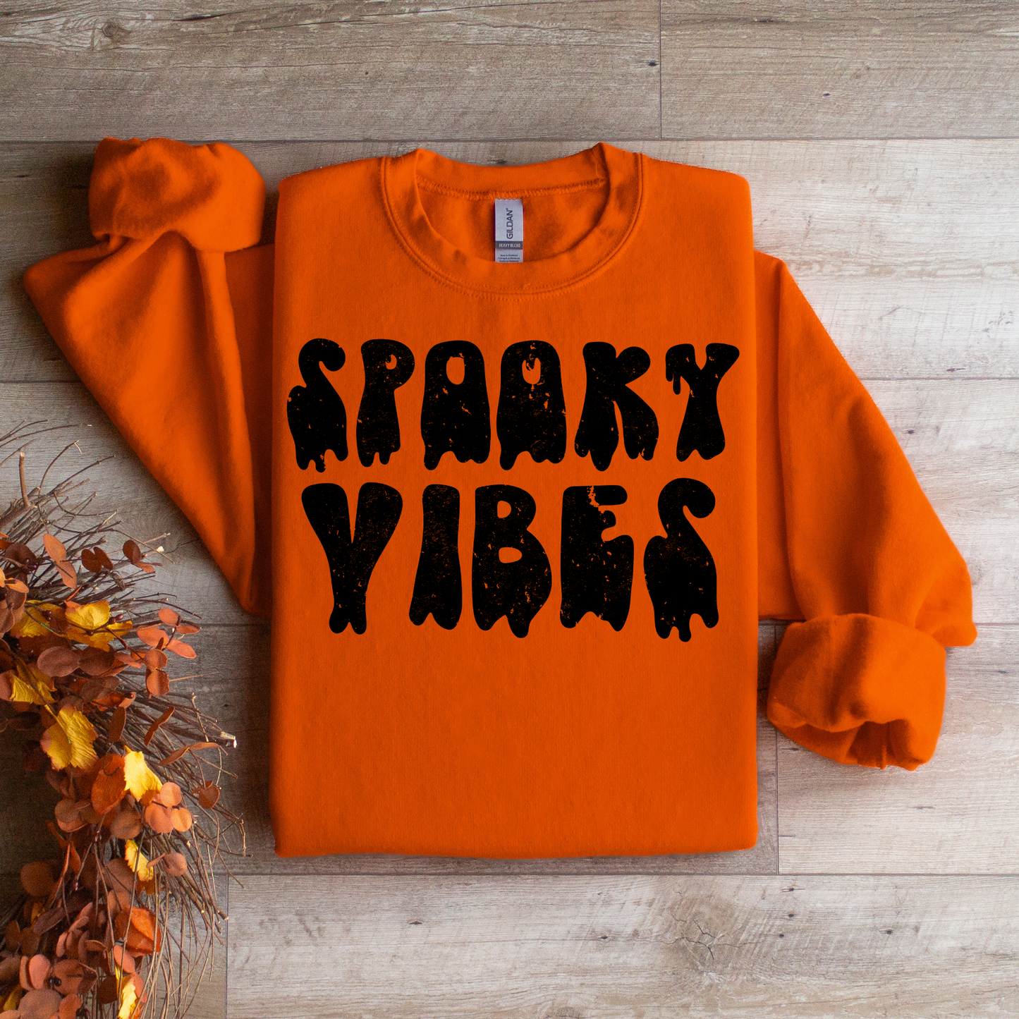 Spooky Vibes Drip Graphic Tee