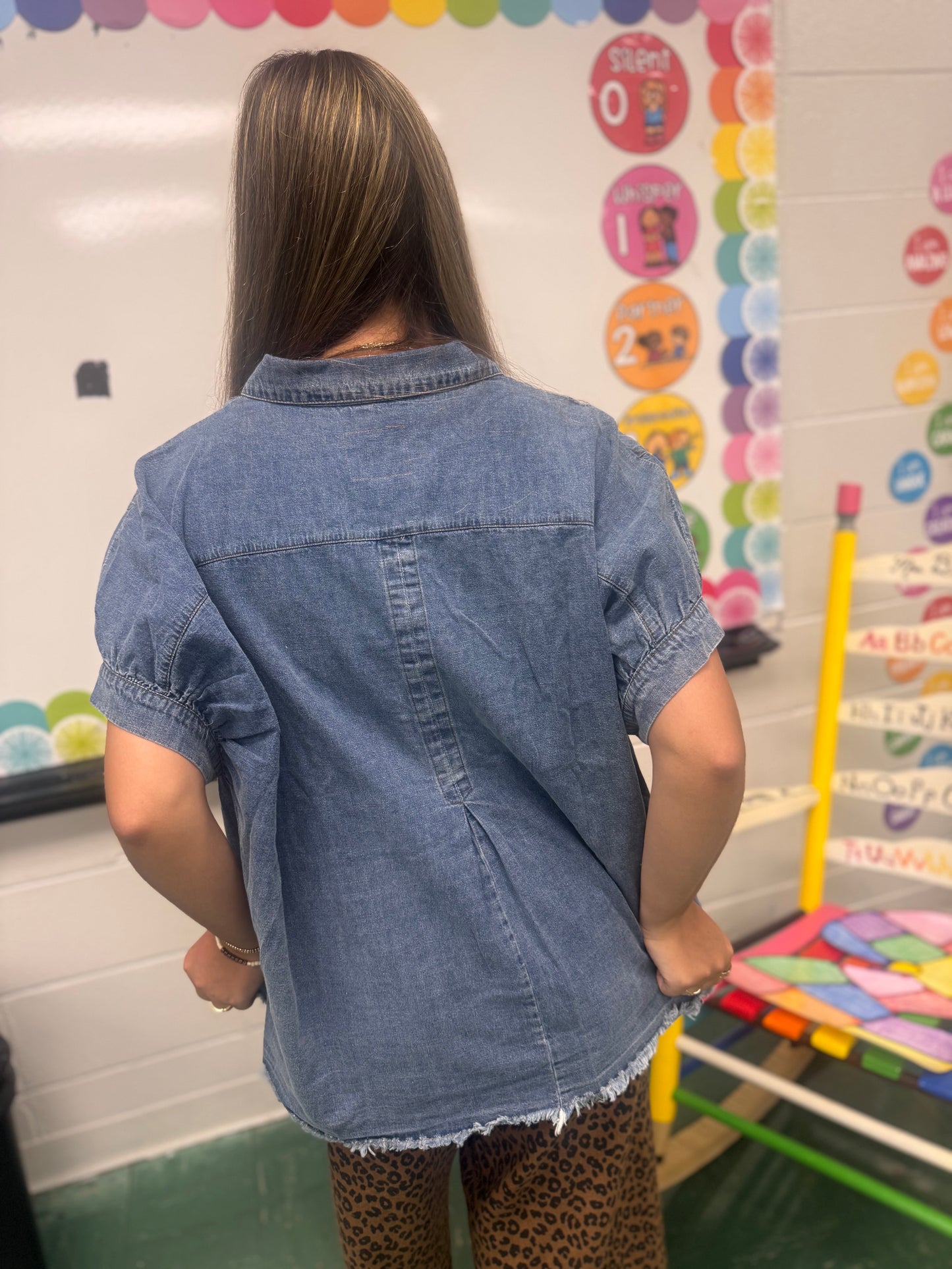 Go Your Own Way Denim Top
