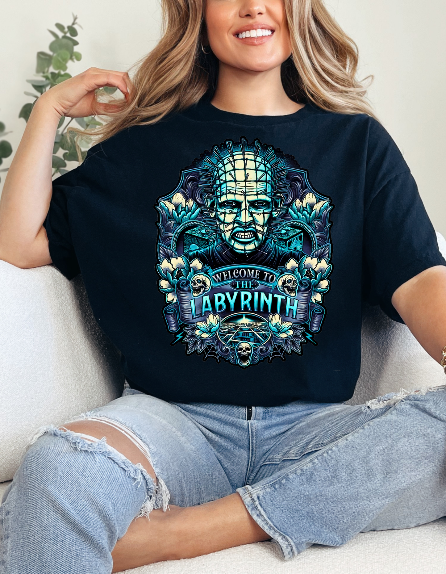 SCARY HALLOWEEN GRAPHIC TEE - 27