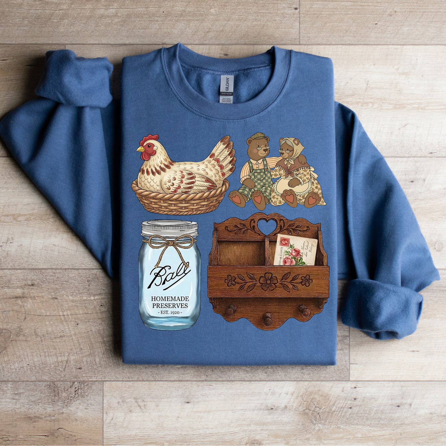 Vintage Things Collage Graphic Tee